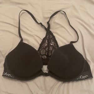 Calvin Klein Black Lace Bra